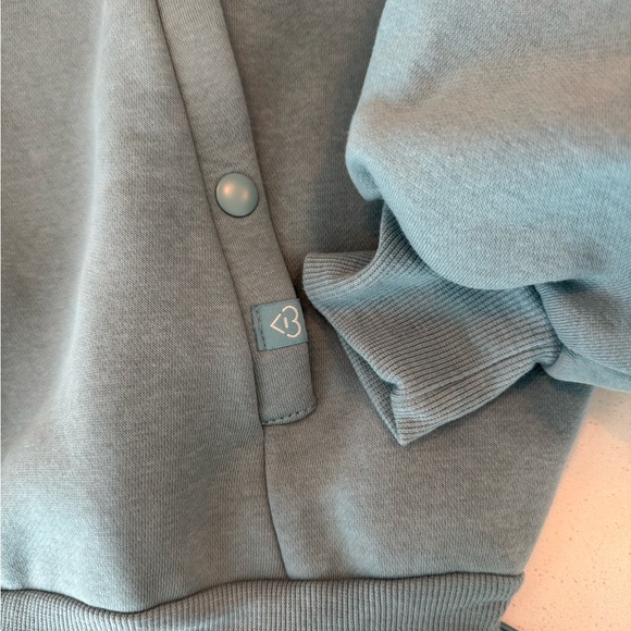 NWT Blue Blogilates / Pop Flex for Target Marshmellow Hoodie Size Small - Picture 5 of 7